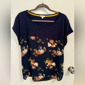 Mason & Belle Floral Top XL